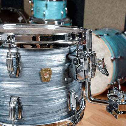 Ludwig Classic Maple 10/12/16/22 4pc. Drum Kit Vintage Blue Oyster Drums and Percussion / Acoustic Drums / Full Acoustic Kits