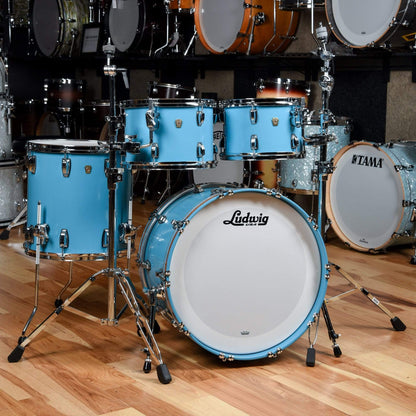 Ludwig Classic Maple 12/13/16/22 4pc. Drum Kit Heritage Blue Drums and Percussion / Acoustic Drums / Full Acoustic Kits