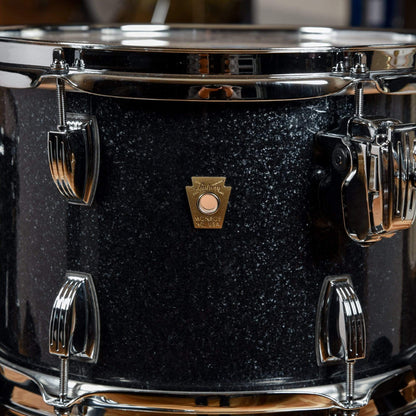 Ludwig Classic Maple 12/14/18 3pc. Drum Kit Black Sparkle Drums and Percussion / Acoustic Drums / Full Acoustic Kits