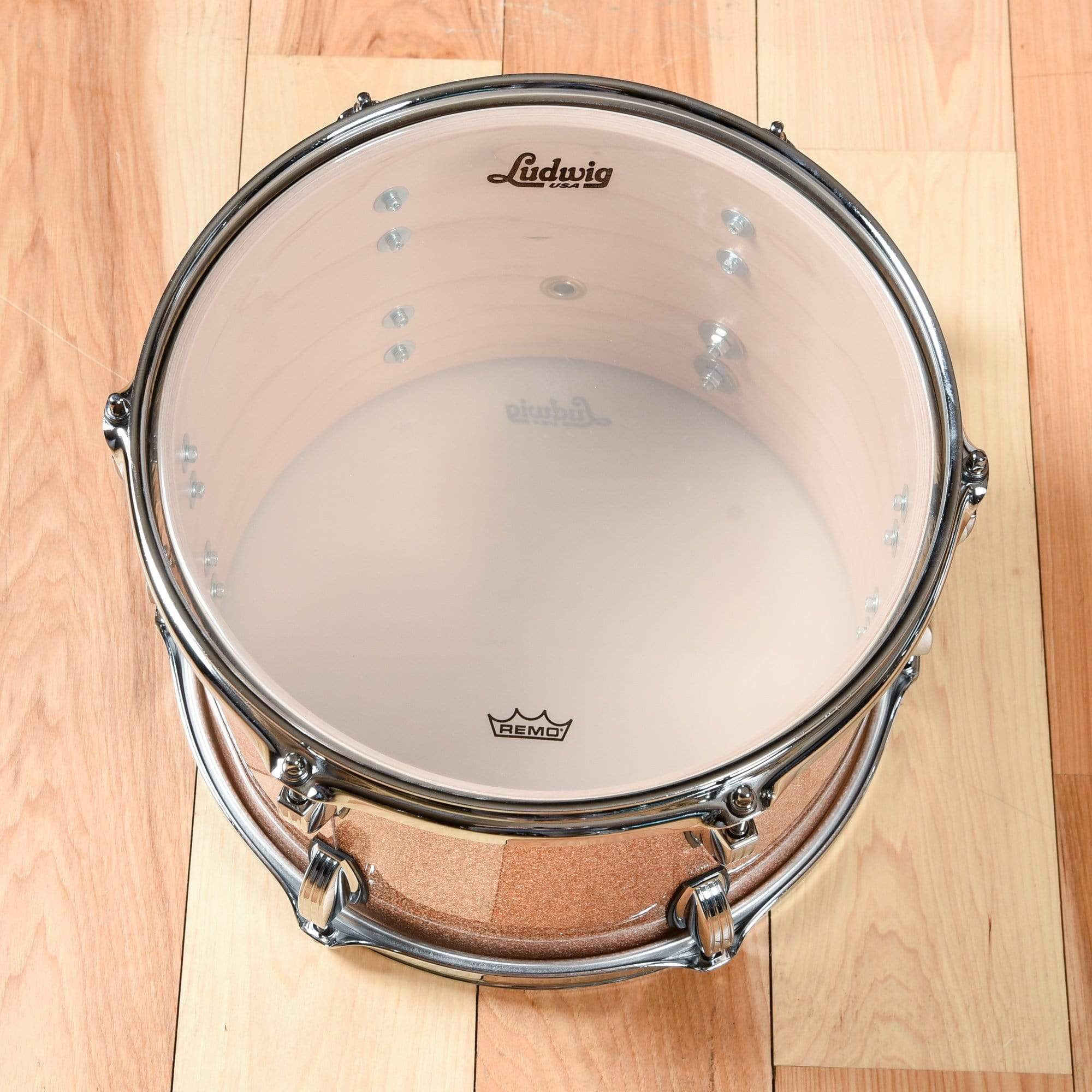 Ludwig Classic Maple 12/14/18 3pc. Drum Kit Champagne Sparkle – Chicago