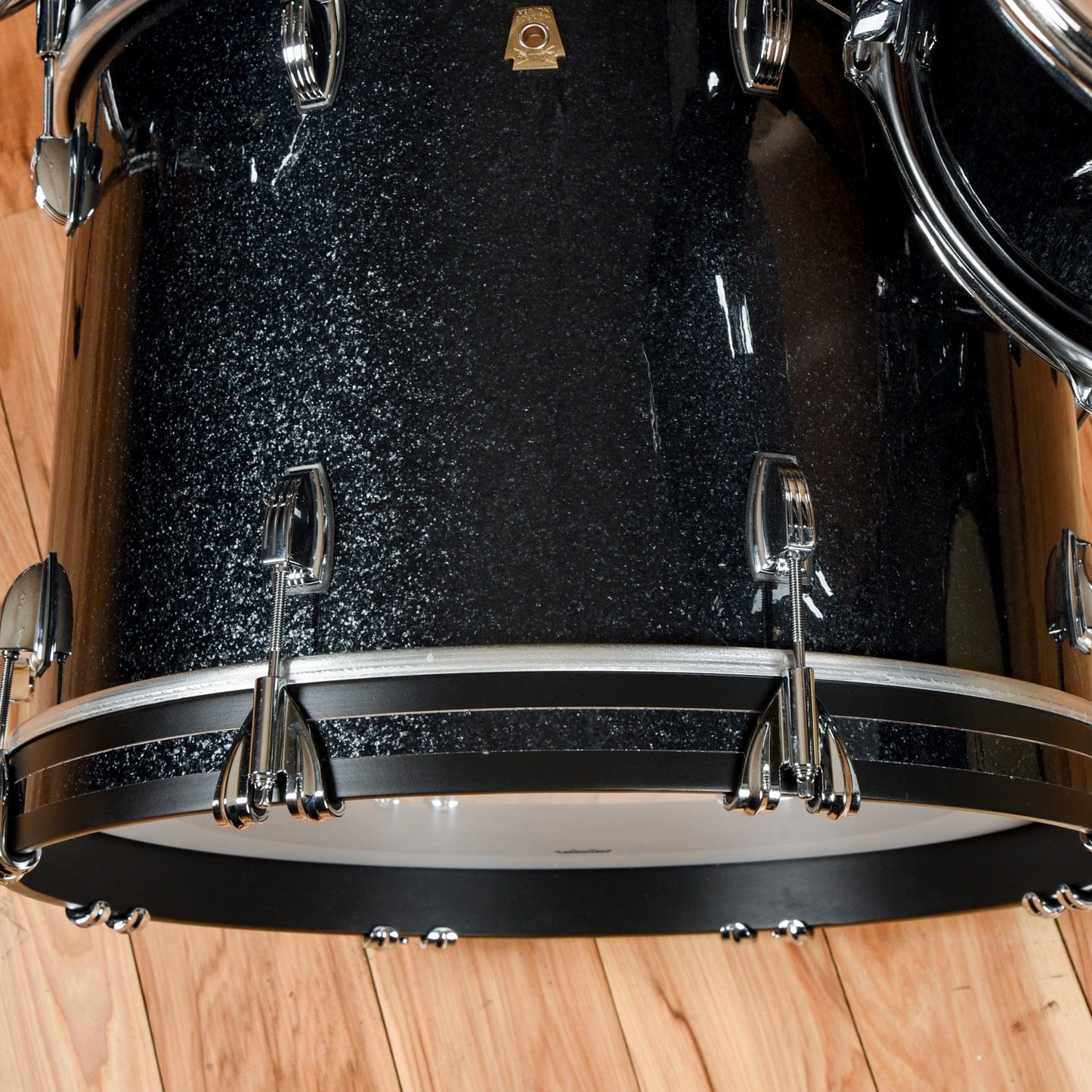 Ludwig Classic Maple 12/14/20 3pc. Drum Kit Black Sparkle Drums and Percussion / Acoustic Drums / Full Acoustic Kits