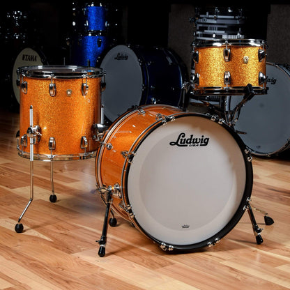 Ludwig Classic Maple 12/14/20 3pc. Drum Kit Gold Sparkle Drums and Percussion / Acoustic Drums / Full Acoustic Kits