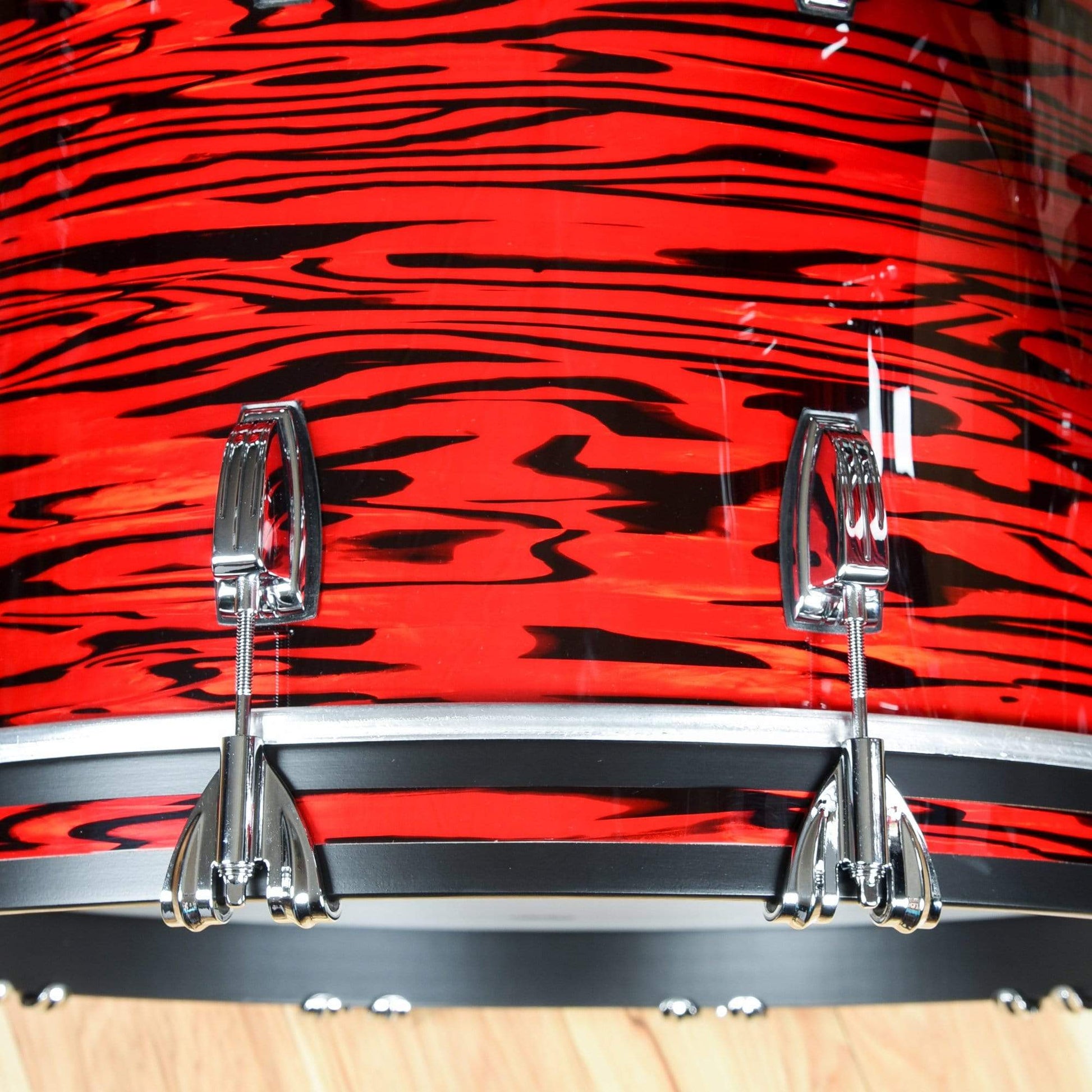 Ludwig Classic Maple 13/16/22 3pc. Drum Kit Red Swirl Drums and Percussion / Acoustic Drums / Full Acoustic Kits