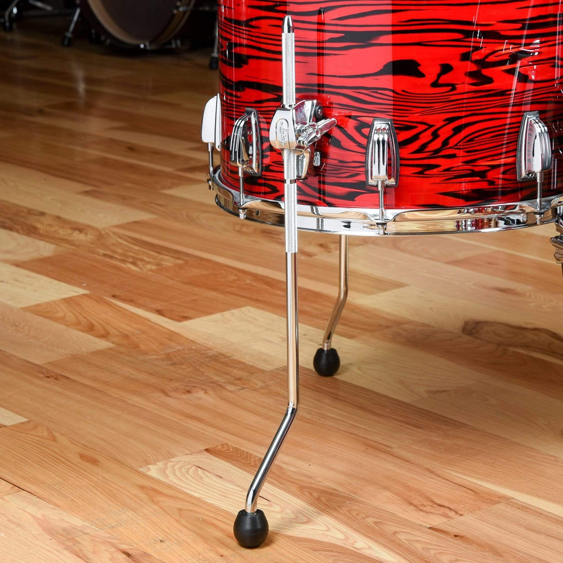 Ludwig Classic Maple 13/16/22 3pc. Drum Kit Red Swirl Drums and Percussion / Acoustic Drums / Full Acoustic Kits