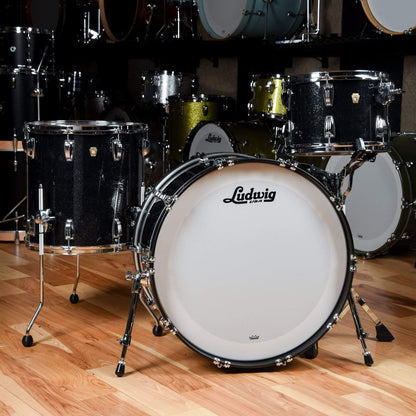 Ludwig Classic Maple 13/16/24 3pc. Drum Kit Black Galaxy Drums and Percussion / Acoustic Drums / Full Acoustic Kits