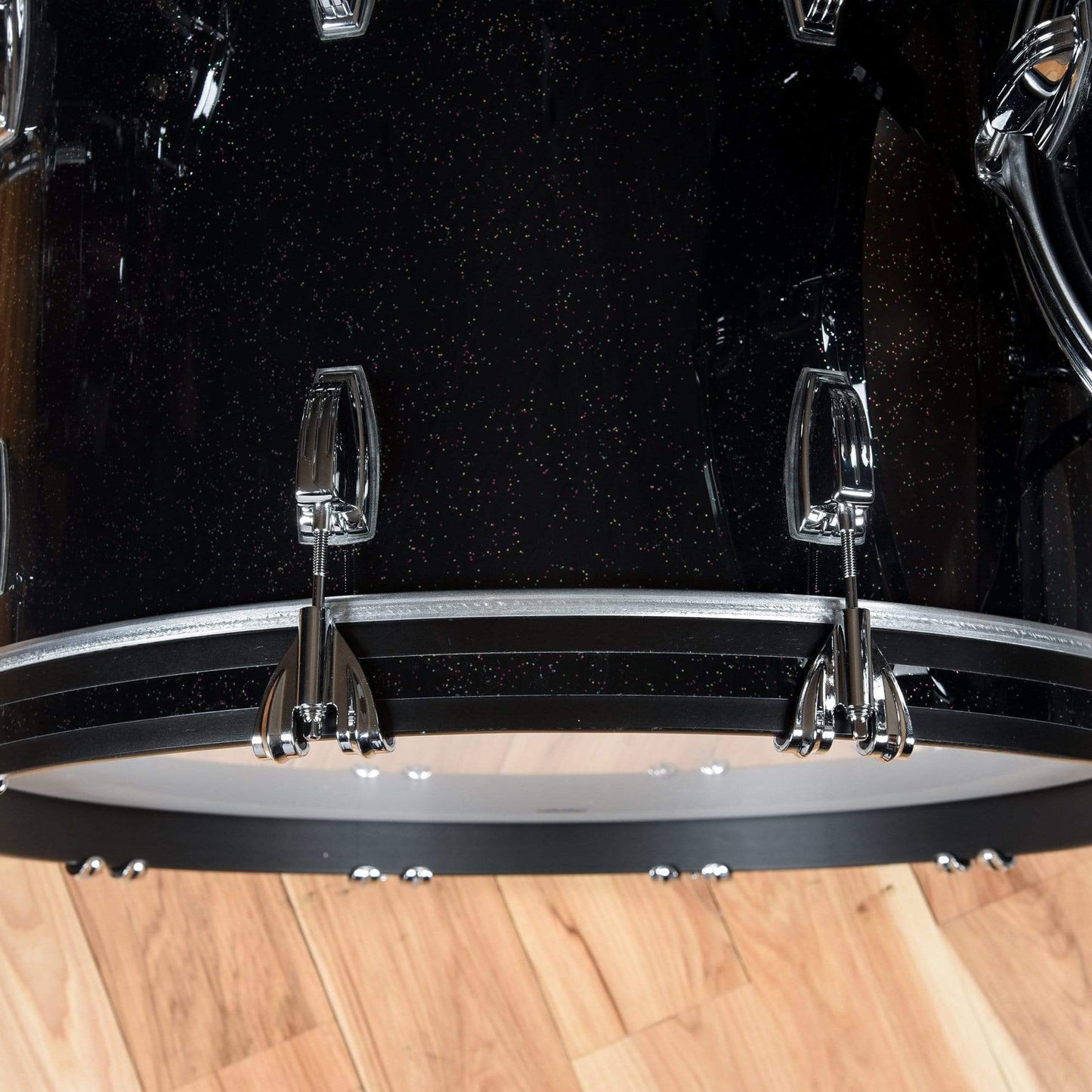 Ludwig Classic Maple 13/16/24 3pc. Drum Kit Black Galaxy Drums and Percussion / Acoustic Drums / Full Acoustic Kits