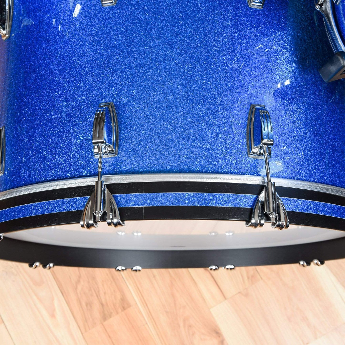 Ludwig Classic Maple 13/16/24 3pc. Drum Kit Blue Sparkle Drums and Percussion / Acoustic Drums / Full Acoustic Kits