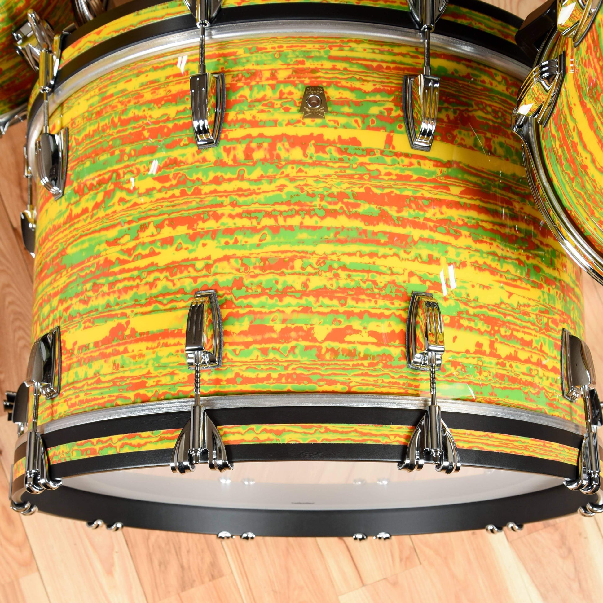 Ludwig Classic Maple 13/16/24 3pc. Drum Kit Citrus Mod Drums and Percussion / Acoustic Drums / Full Acoustic Kits