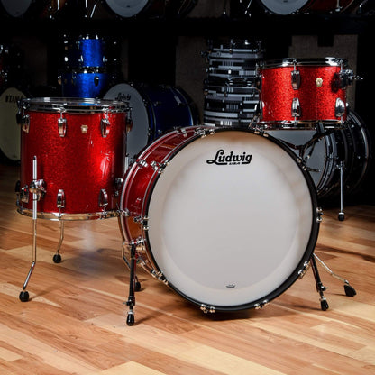 Ludwig Classic Maple 13/16/24 3pc. Drum Kit Red Sparkle Drums and Percussion / Acoustic Drums / Full Acoustic Kits