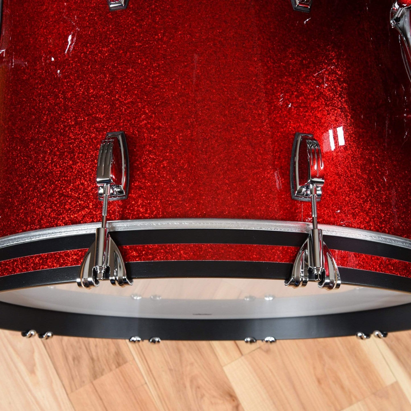 Ludwig Classic Maple 13/16/24 3pc. Drum Kit Red Sparkle Drums and Percussion / Acoustic Drums / Full Acoustic Kits