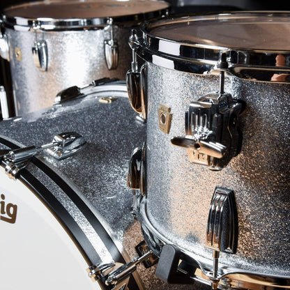 Ludwig Classic Maple 13/16/24 3pc. Drum Kit Silver Mist Sparkle Drums and Percussion / Acoustic Drums / Full Acoustic Kits