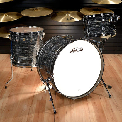 Ludwig Classic Maple 13/16/24 3pc. Drum Kit Vintage Black Oyster Drums and Percussion / Acoustic Drums / Full Acoustic Kits