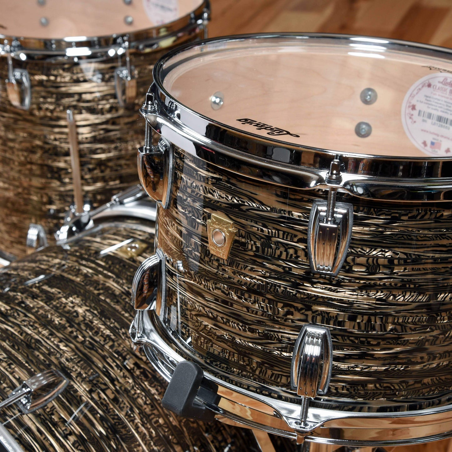Ludwig Classic Maple Chicago Series 12/14/20 3pc. Drum Kit Bamboo Strata Drums and Percussion / Acoustic Drums / Full Acoustic Kits