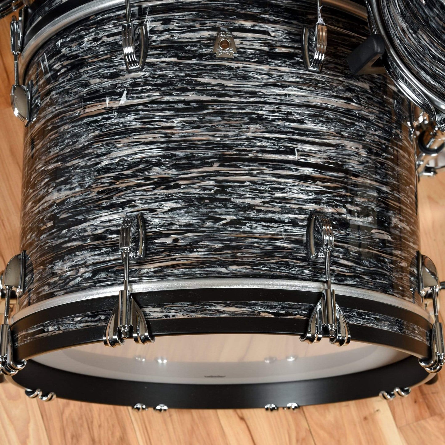Ludwig Classic Oak 12/14/20 3pc. Drum Kit Vintage Black Oyster Drums and Percussion / Acoustic Drums / Full Acoustic Kits