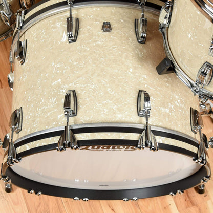 Ludwig Classic Oak 13/16/22 3pc. Drum Kit Vintage White Marine Pearl Drums and Percussion / Acoustic Drums / Full Acoustic Kits
