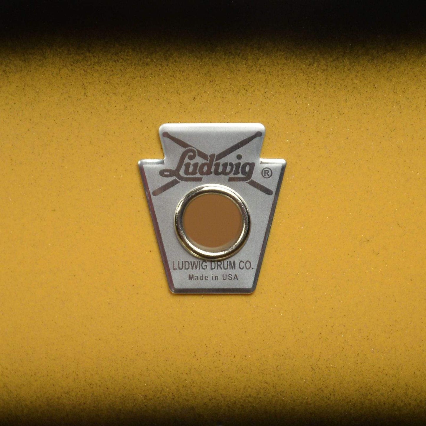 Ludwig Club Date 12/14/20 3pc. Drum Kit Vintage Black/Gold Duco Drums and Percussion / Acoustic Drums / Full Acoustic Kits