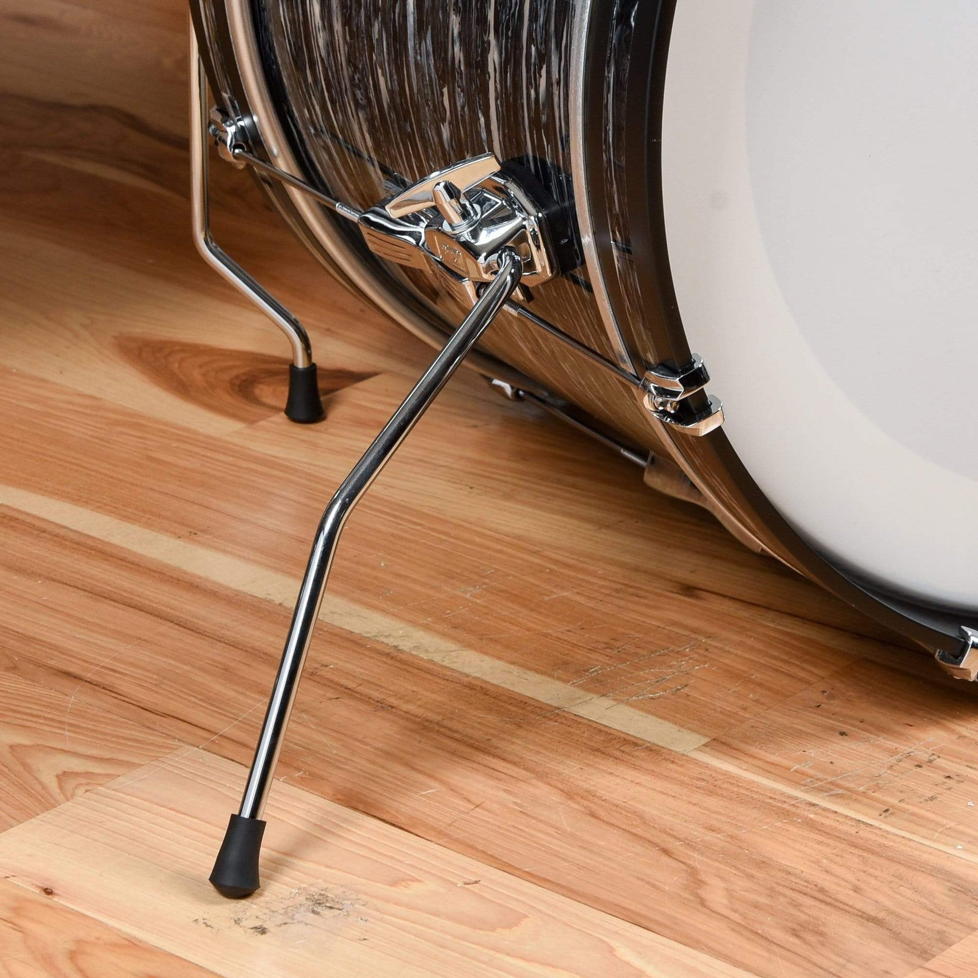 Ludwig Club Date 12/14/20 3pc. Drum Kit Vintage Black Oyster w/Bowtie Lugs & White Interiors (CDE Exclusive) Drums and Percussion / Acoustic Drums / Full Acoustic Kits