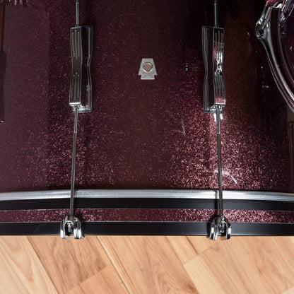 Ludwig Club Date 13/16/22 3pc. Drum Kit Burgundy Mist w/Bowtie Lugs & White Interior (CDE Exclusive) Drums and Percussion / Acoustic Drums / Full Acoustic Kits