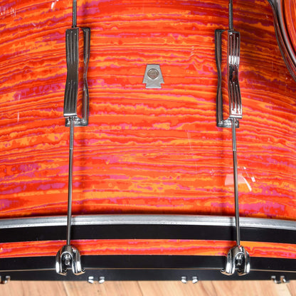 Ludwig Club Date 13/16/22 3pc. Drum Kit Mod Orange w/Bowtie Lugs & White Interiors (CDE Exclusive) Drums and Percussion / Acoustic Drums / Full Acoustic Kits