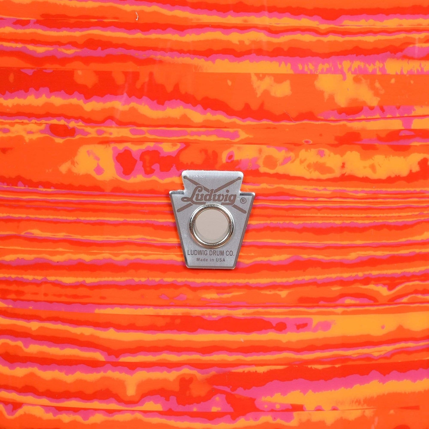 Ludwig Club Date 13/16/22 3pc. Drum Kit Mod Orange w/Bowtie Lugs & White Interiors (CDE Exclusive) Drums and Percussion / Acoustic Drums / Full Acoustic Kits