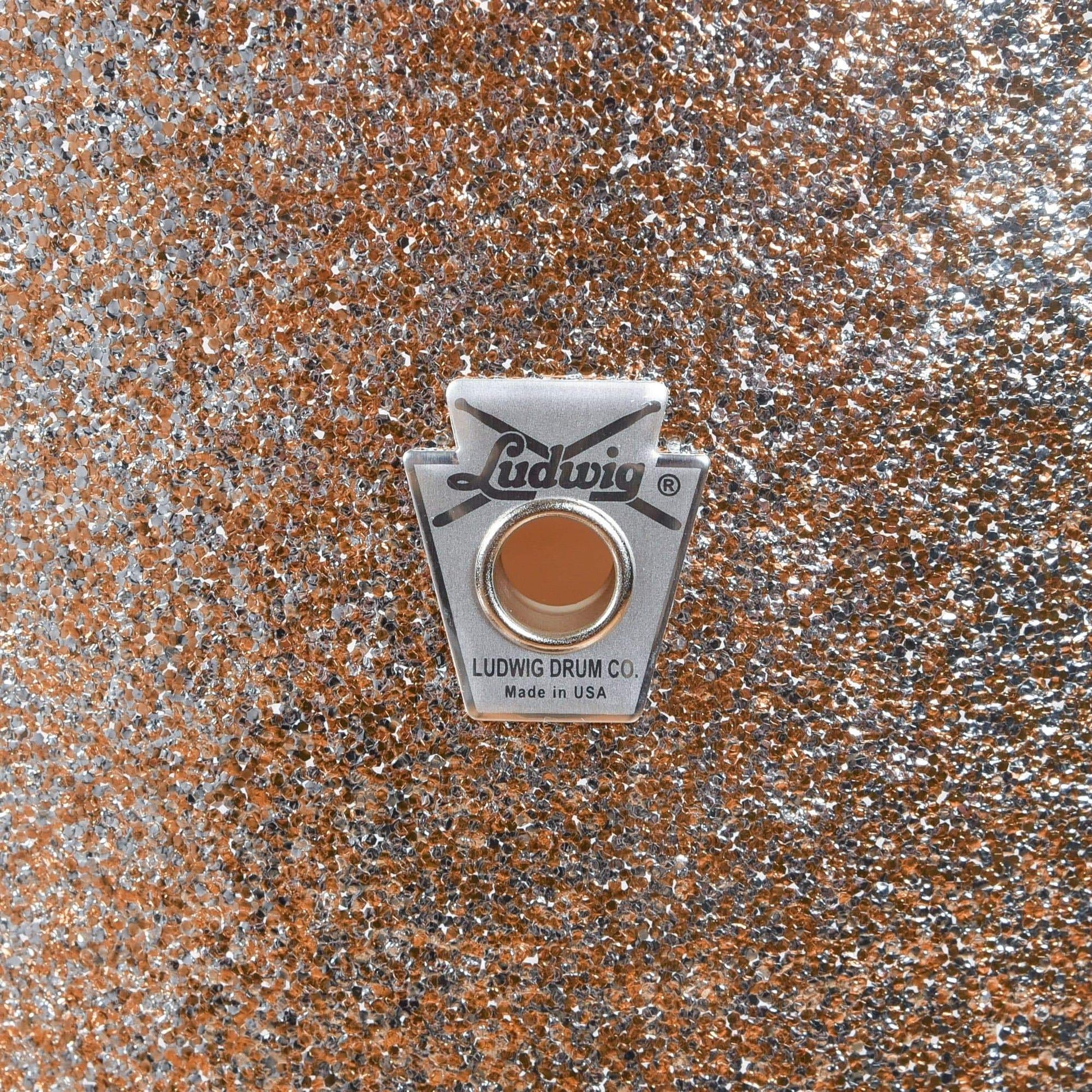 Ludwig Club Date 13/16/22 3pc. Drum Kit Shampayne Sparkle Drums and Percussion / Acoustic Drums / Full Acoustic Kits