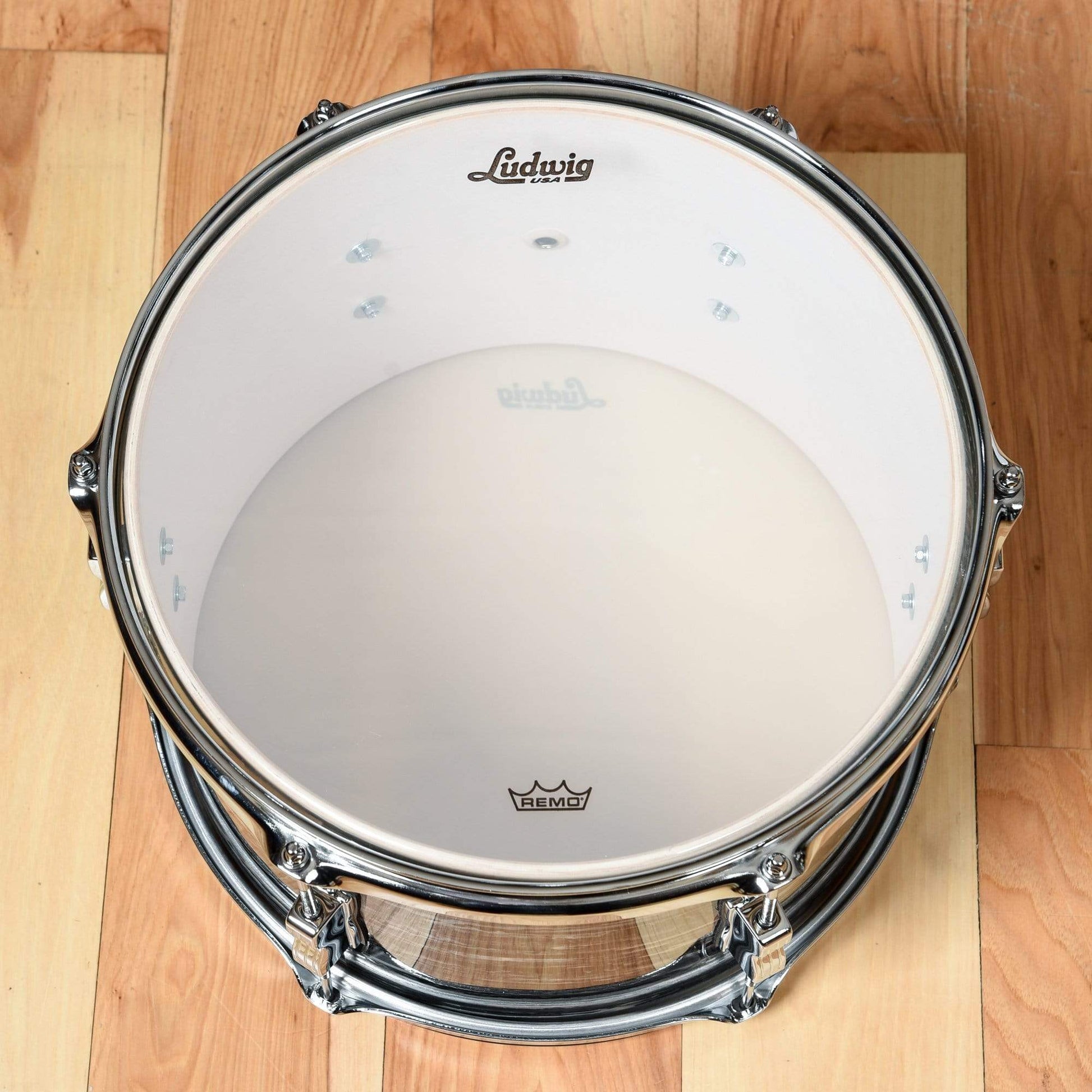 Ludwig Club Date 13/16/22 3pc. Drum Kit Vintage Black Oyster w/Bowtie Lugs & White Interiors (CDE Exclusive) Drums and Percussion / Acoustic Drums / Full Acoustic Kits