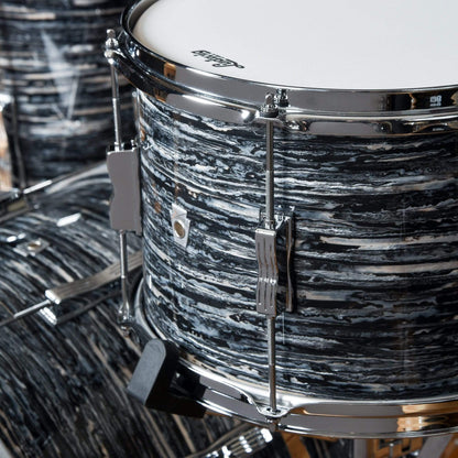 Ludwig Club Date 13/16/22 3pc. Drum Kit Vintage Black Oyster w/Bowtie Lugs & White Interiors (CDE Exclusive) Drums and Percussion / Acoustic Drums / Full Acoustic Kits