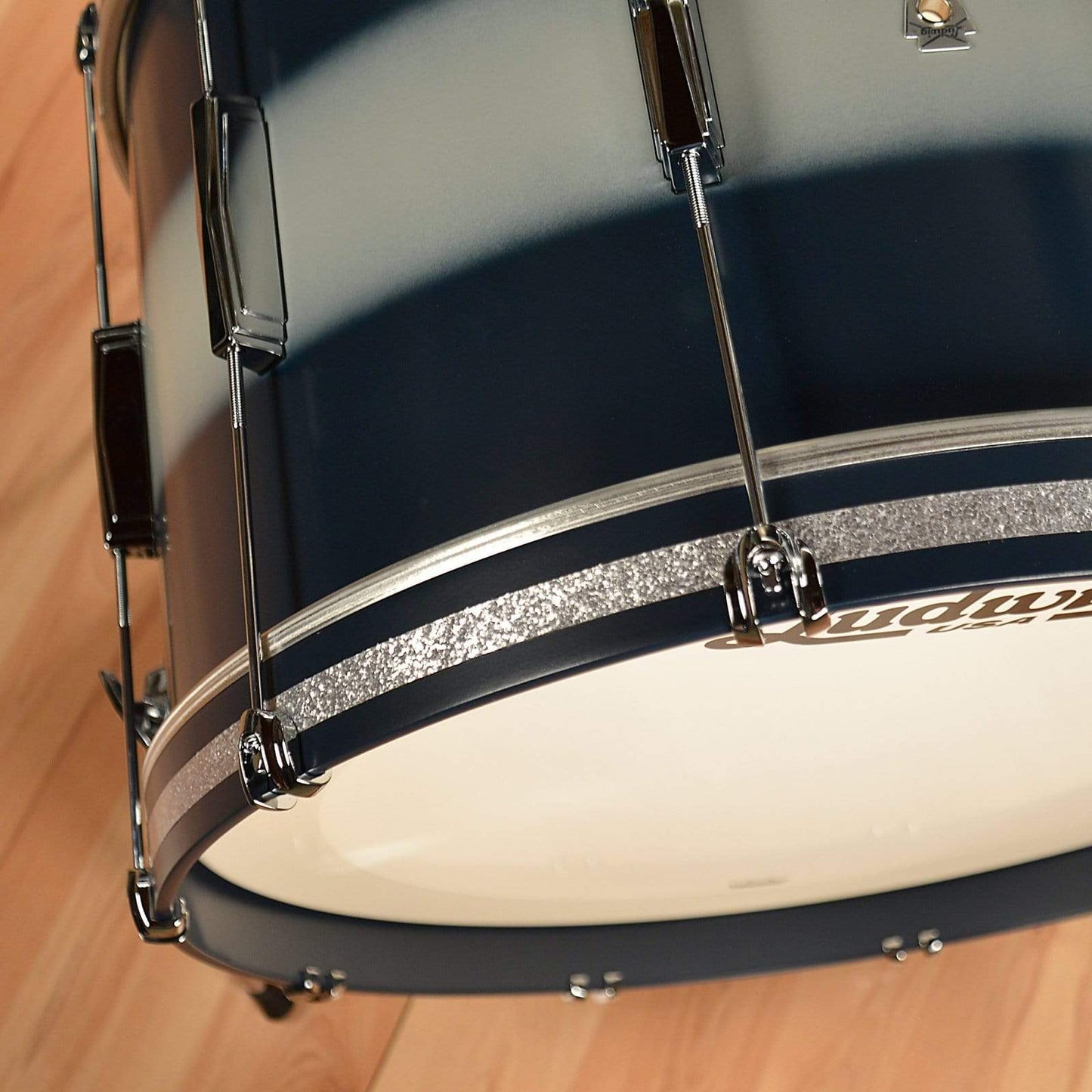 Ludwig Club Date 13/16/22 3pc. Drum Kit Vintage Blue/Silver Duco Drums and Percussion / Acoustic Drums / Full Acoustic Kits