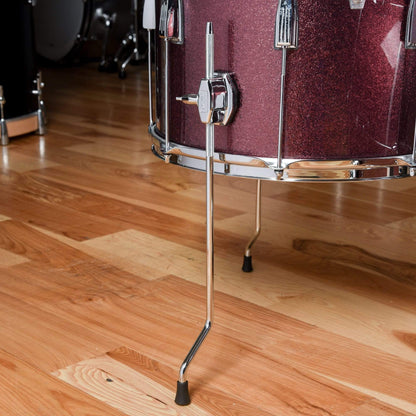 Ludwig Club Date 13/16/24 3pc. Drum Kit Burgundy Mist w/Bowtie Lugs & White Interior (CDE Exclusive) Drums and Percussion / Acoustic Drums / Full Acoustic Kits