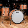 Ludwig Club Date 13/16/24 3pc. Drum Kit Mahogany Satin Lacquer w/Bowtie Lugs & White Interior (CDE Exclusive) Drums and Percussion / Acoustic Drums / Full Acoustic Kits