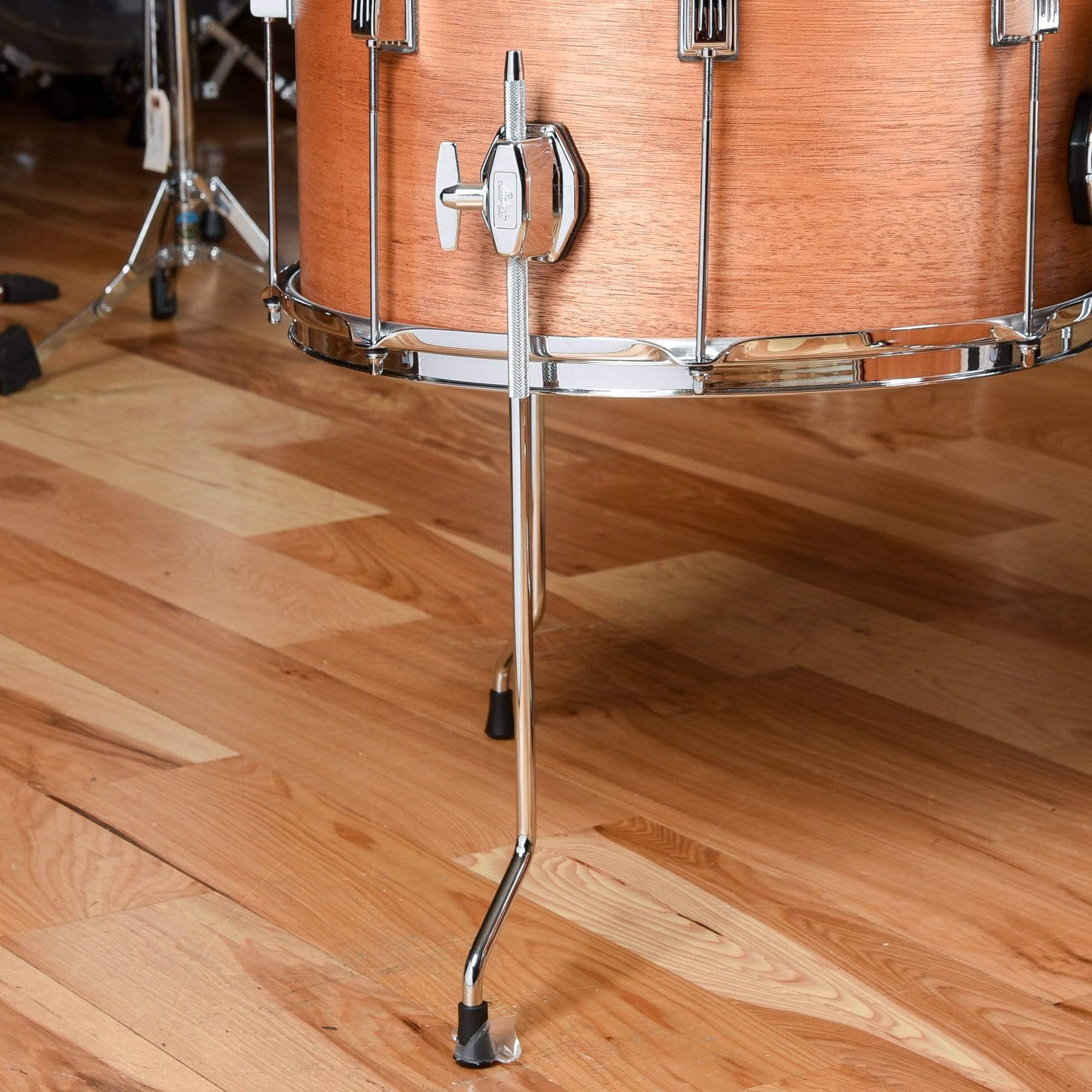 Ludwig Club Date 13/16/24 3pc. Drum Kit Mahogany Satin Lacquer w/Bowtie Lugs & White Interior (CDE Exclusive) Drums and Percussion / Acoustic Drums / Full Acoustic Kits
