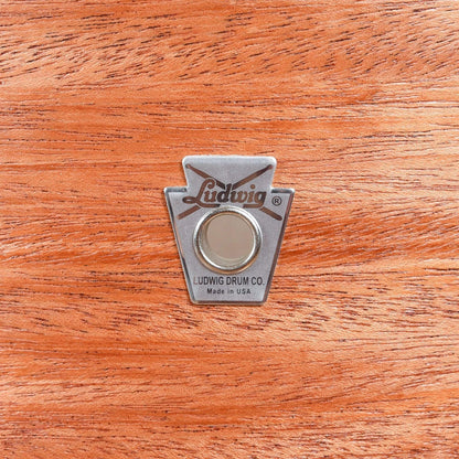 Ludwig Club Date 13/16/24 3pc. Drum Kit Mahogany Satin Lacquer w/Bowtie Lugs & White Interior (CDE Exclusive) Drums and Percussion / Acoustic Drums / Full Acoustic Kits