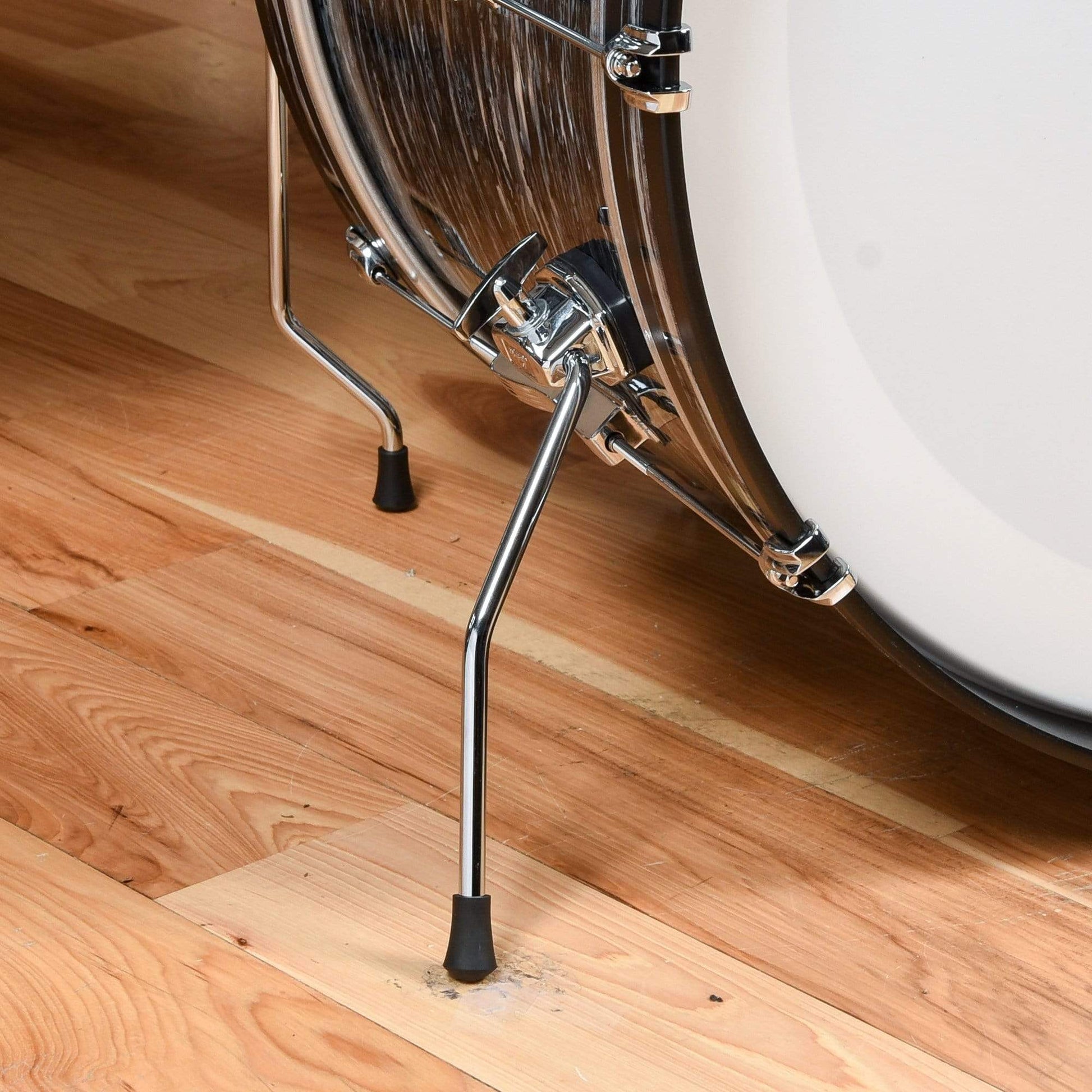 Ludwig Club Date 13/16/24 3pc. Drum Kit Vintage Black Oyster w/Bowtie Lugs & White Interiors (CDE Exclusive) Drums and Percussion / Acoustic Drums / Full Acoustic Kits