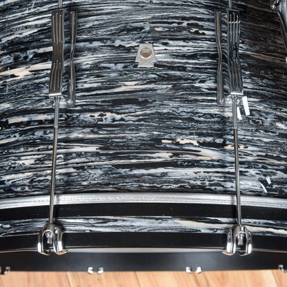 Ludwig Club Date 13/16/24 3pc. Drum Kit Vintage Black Oyster w/Bowtie Lugs & White Interiors (CDE Exclusive) Drums and Percussion / Acoustic Drums / Full Acoustic Kits