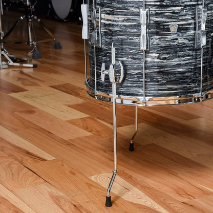 Ludwig Club Date 13/16/24 3pc. Drum Kit Vintage Black Oyster w/Bowtie Lugs & White Interiors (CDE Exclusive) Drums and Percussion / Acoustic Drums / Full Acoustic Kits