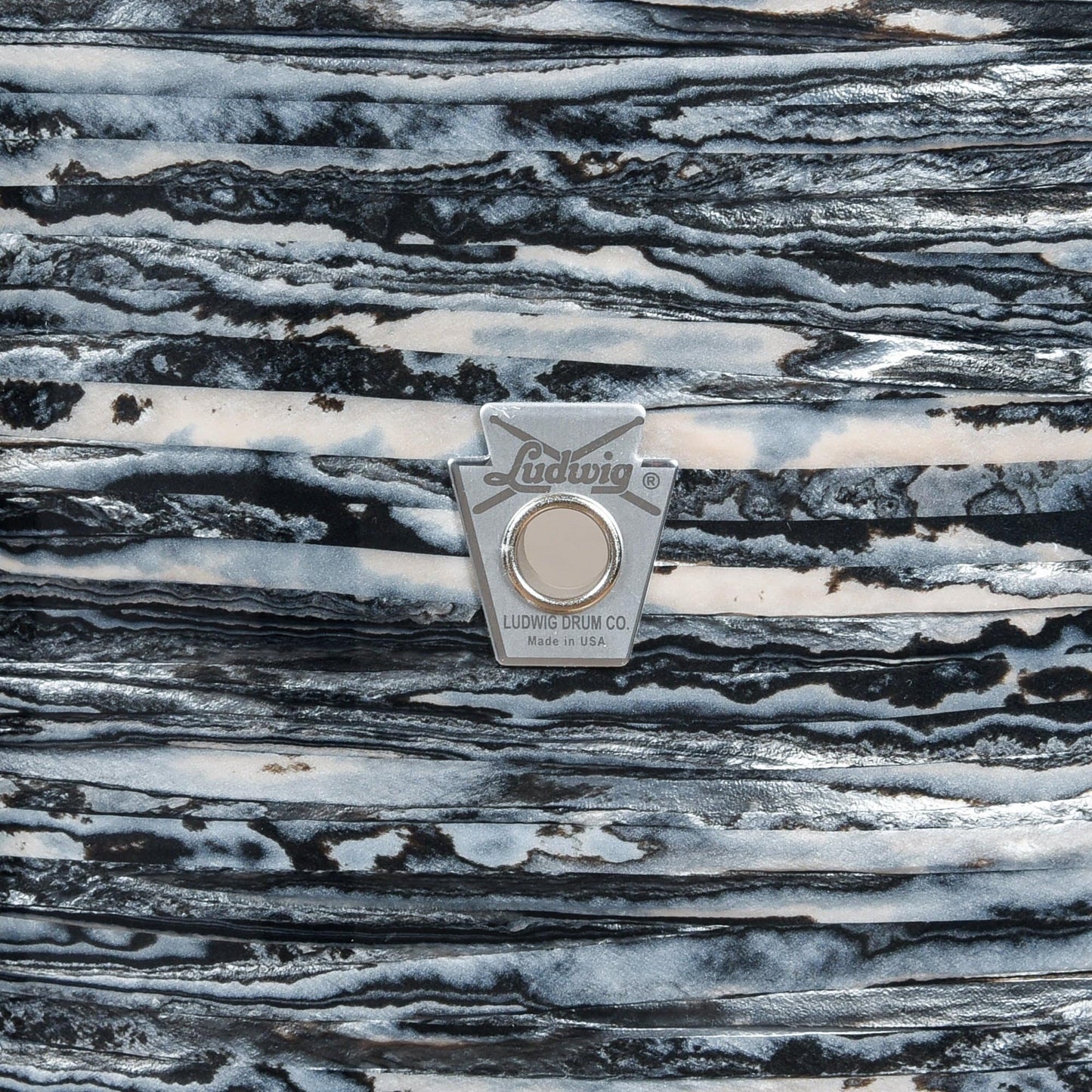 Ludwig Club Date 13/16/24 3pc. Drum Kit Vintage Black Oyster w/Bowtie Lugs & White Interiors (CDE Exclusive) Drums and Percussion / Acoustic Drums / Full Acoustic Kits