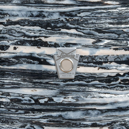 Ludwig Club Date 13/16/24 3pc. Drum Kit Vintage Black Oyster w/Bowtie Lugs & White Interiors (CDE Exclusive) Drums and Percussion / Acoustic Drums / Full Acoustic Kits