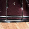 Ludwig Club Date 13/16/24 3pc. Drum Kit w/Bowtie Lugs Burgundy Mist w/White Interior Drums and Percussion / Acoustic Drums / Full Acoustic Kits