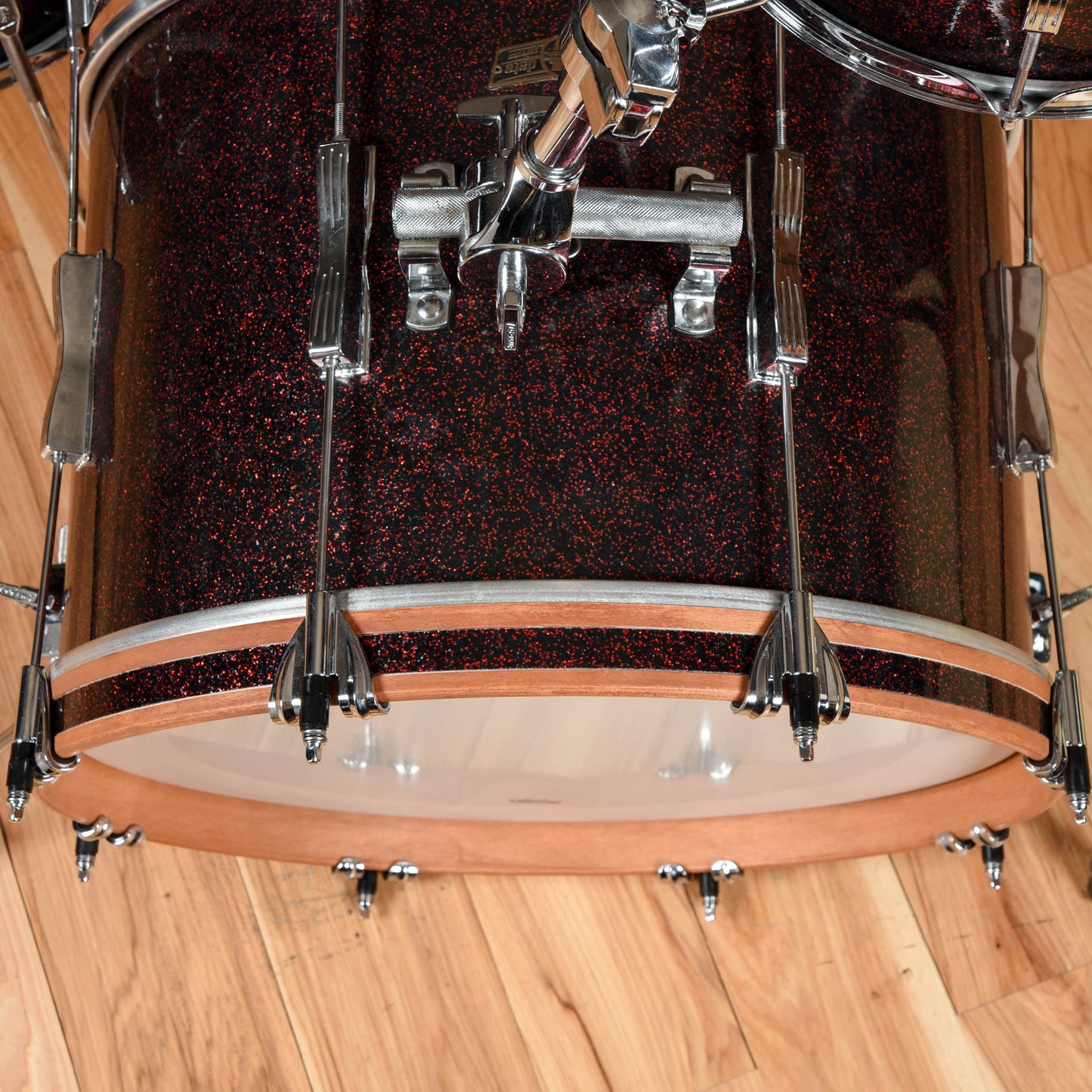 Ludwig Club Date SE 12/14/20 Drum Kit Burgundy Sparkle Drums and Percussion / Acoustic Drums / Full Acoustic Kits