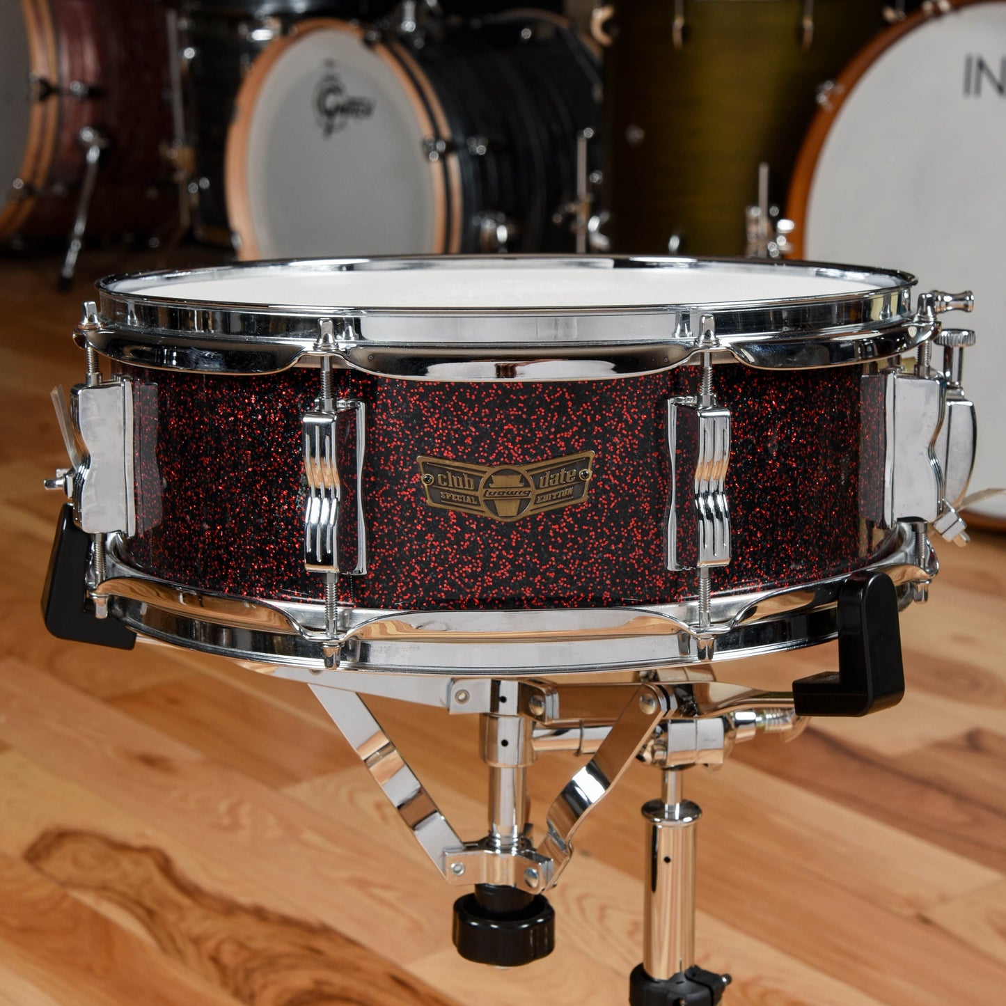 Ludwig Club Date SE 12/14/20 Drum Kit Burgundy Sparkle Drums and Percussion / Acoustic Drums / Full Acoustic Kits