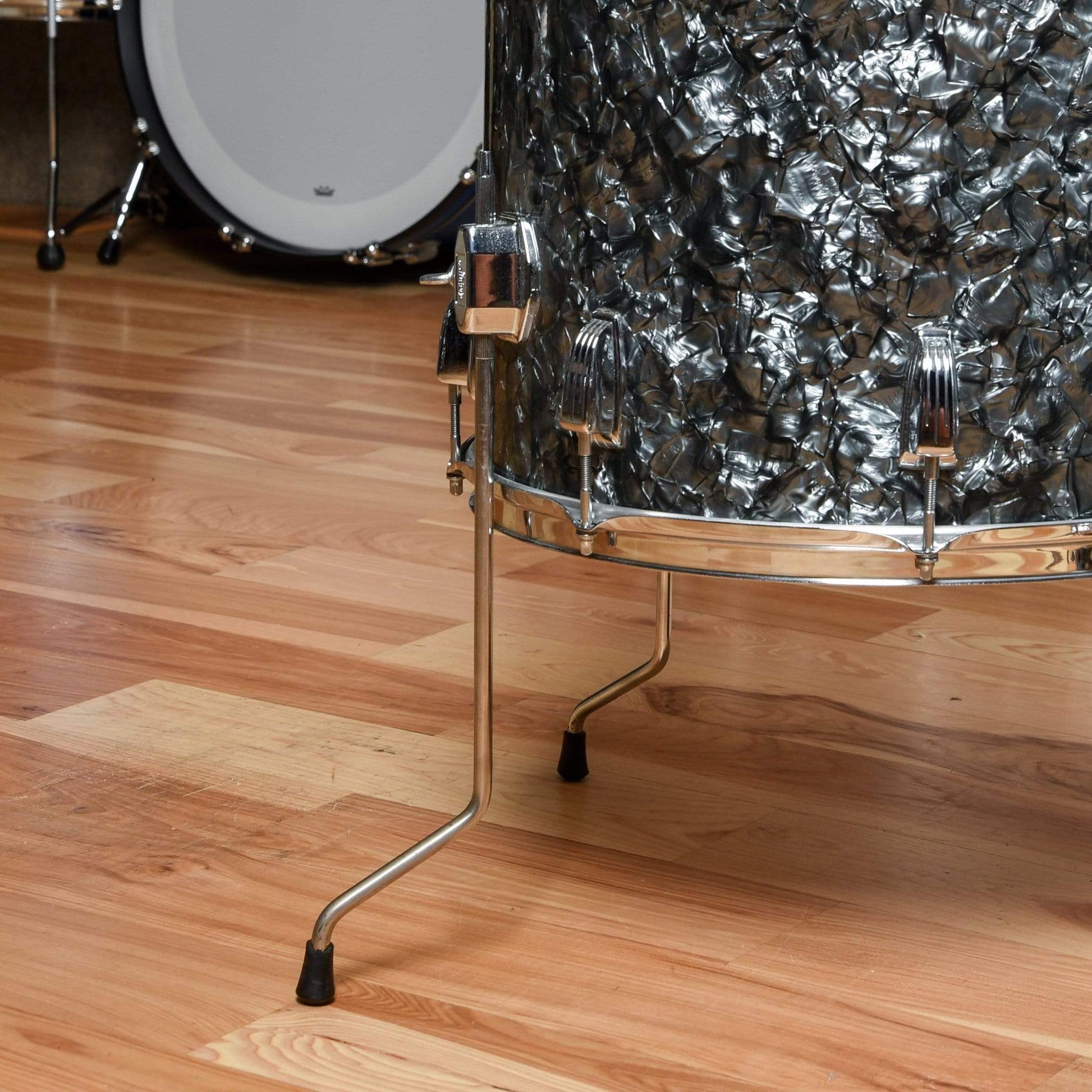 Ludwig Early '70s 13/16/22 Black Diamond Pearl 1970s Drums and Percussion / Acoustic Drums / Full Acoustic Kits