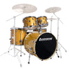 Ludwig Element Evolution 10/12/14/20/5x14 5pc. Drum Kit Gold Sparkle w/Hardware & Zildjian I Series Cymbals Drums and Percussion / Acoustic Drums / Full Acoustic Kits