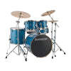 Ludwig Element Evolution 10/12/16/22/5x14 5pc. Drum Kit Blue Sparkle w/Hardware & Zildjian I Series Cymbals Drums and Percussion / Acoustic Drums / Full Acoustic Kits