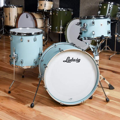 Ludwig Neusonic 12/14/20 3pc. Drum Kit Skyline Blue Drums and Percussion / Acoustic Drums / Full Acoustic Kits