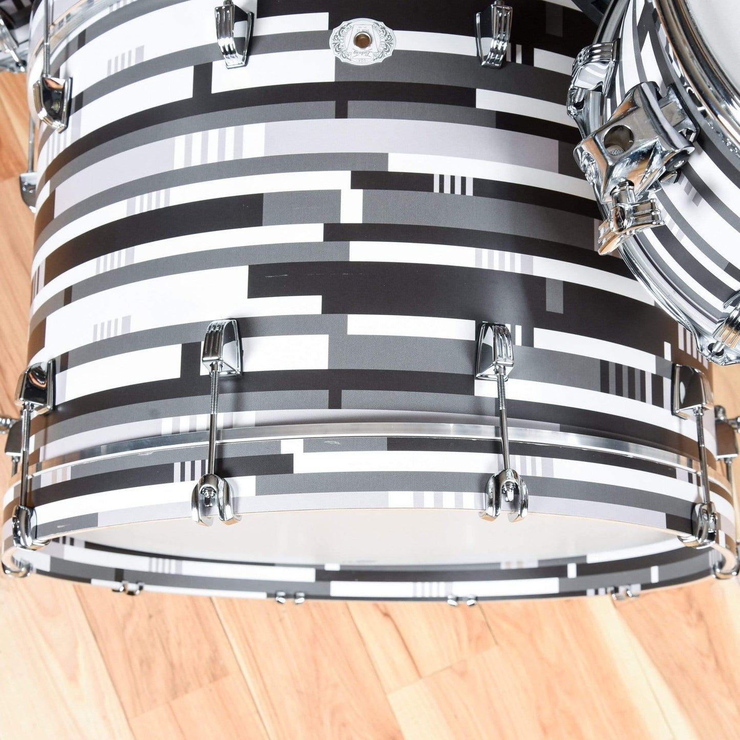 Ludwig Neusonic 13/16/24 3pc. Drum Kit Digital Black Oyster Drums and Percussion / Acoustic Drums / Full Acoustic Kits