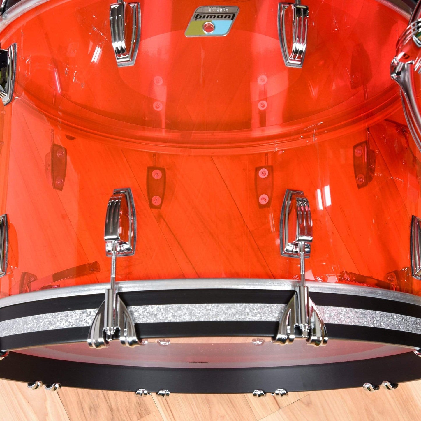 Ludwig Vistalite 13/16/22 3pc. Drum Kit Pink Drums and Percussion / Acoustic Drums / Full Acoustic Kits