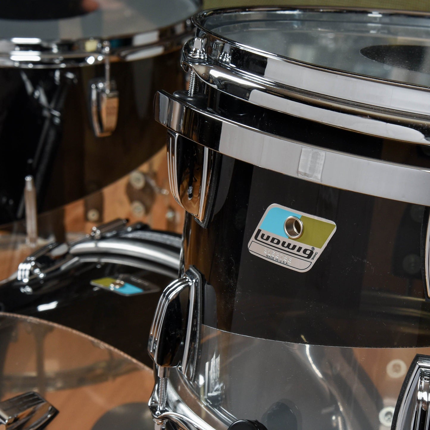 Ludwig Vistalite 13/16/22 3pc. Drum Kit Smoke/Clear Limited Edition Drums and Percussion / Acoustic Drums / Full Acoustic Kits