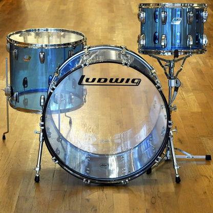 Ludwig Vistalite 14/18/26 3pc. Drum Kit Blue Drums and Percussion / Acoustic Drums / Full Acoustic Kits