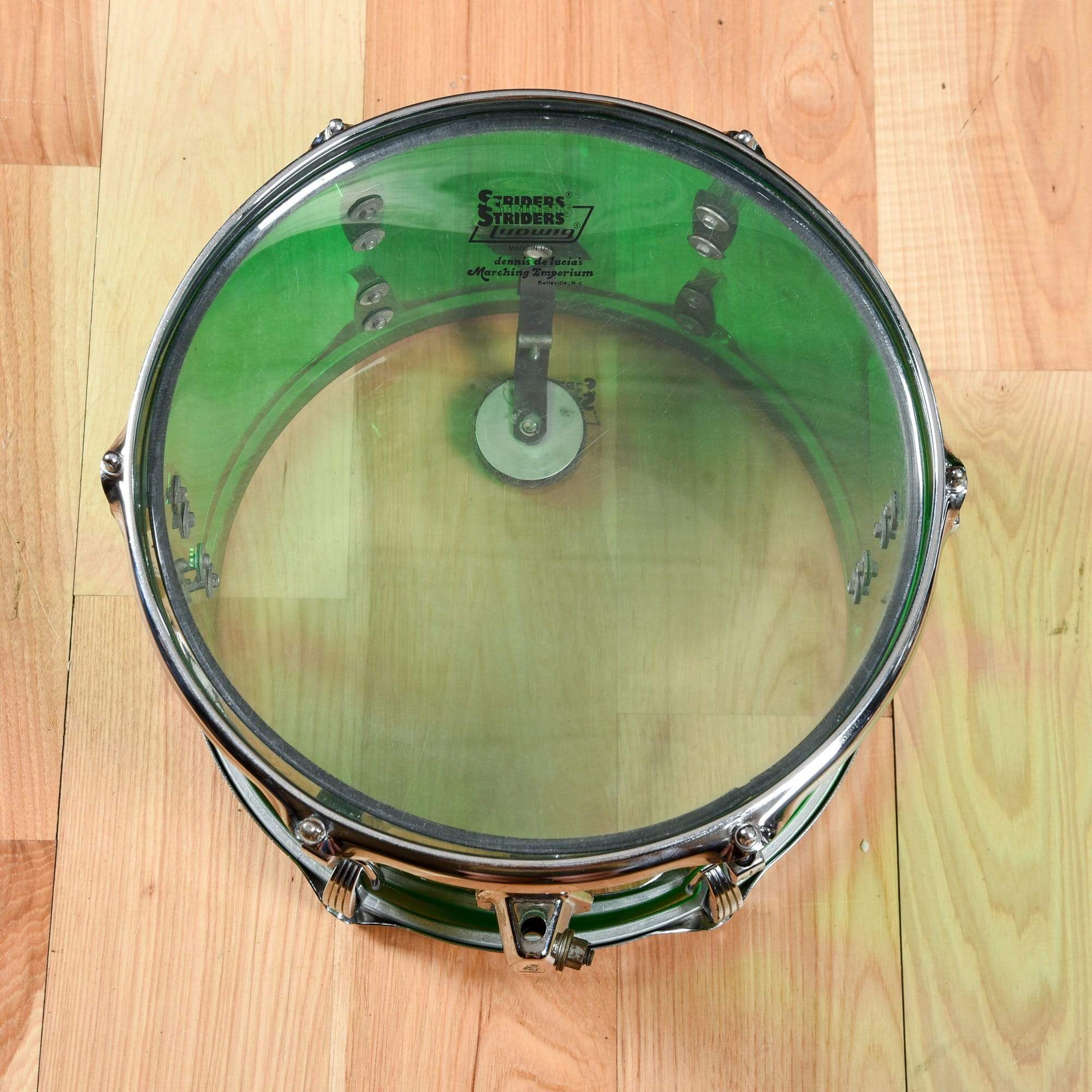 Ludwig Vistalite Green 1970s â Chicago Music Exchange