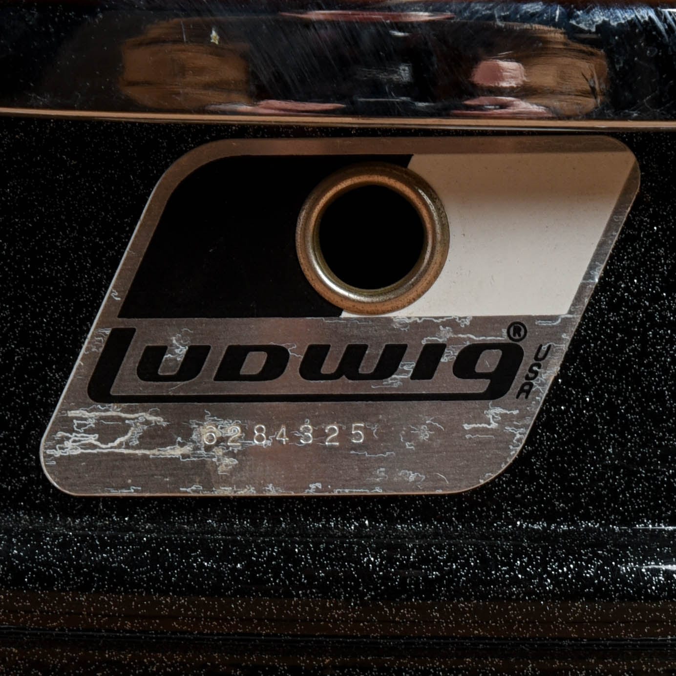 Ludwig 5.5 x 14 Acrolite Black Sparkle USED Drums and Percussion / Acoustic Drums / Snare